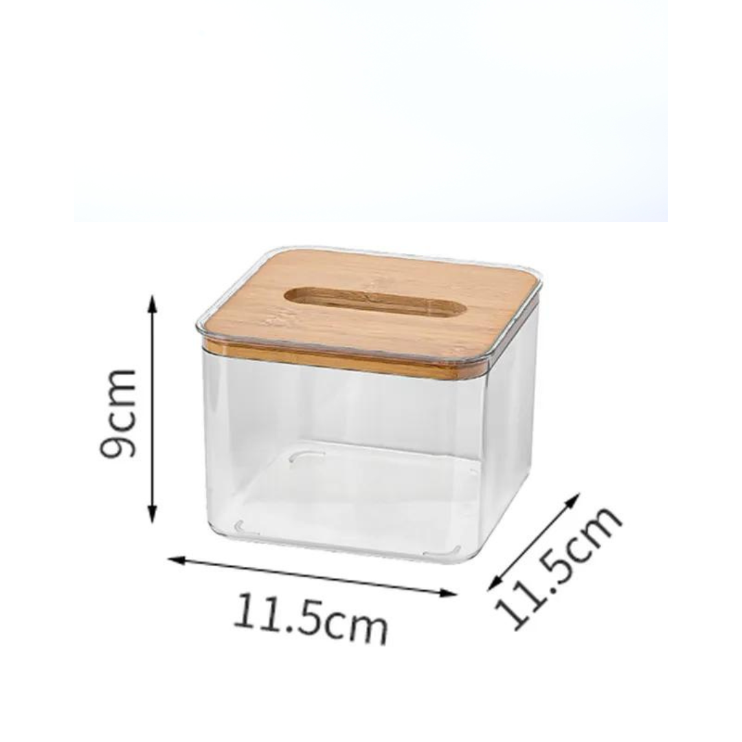 Minimalist Wooden Tissue Box