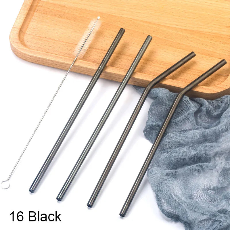 EcoSip Stainless Steel Straws Set