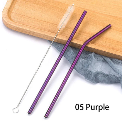 EcoSip Stainless Steel Straws Set