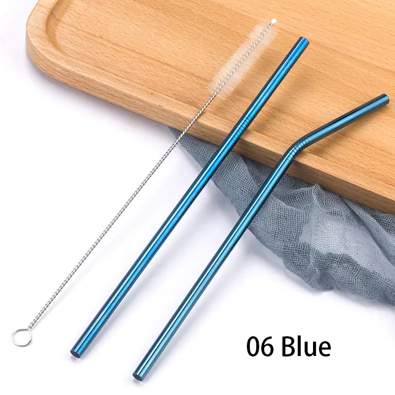 EcoSip Stainless Steel Straws Set
