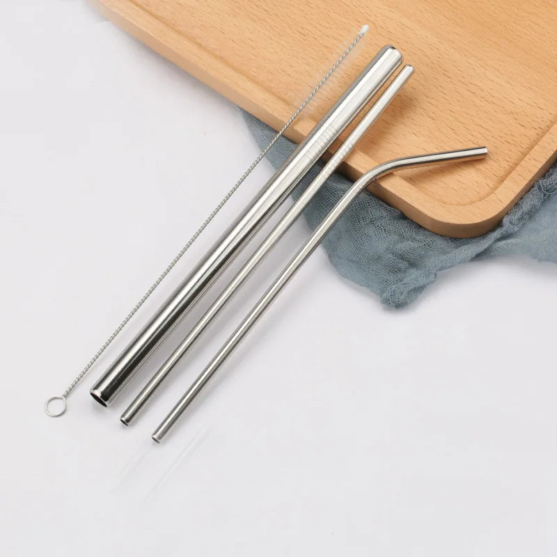 EcoSip Stainless Steel Straws Set