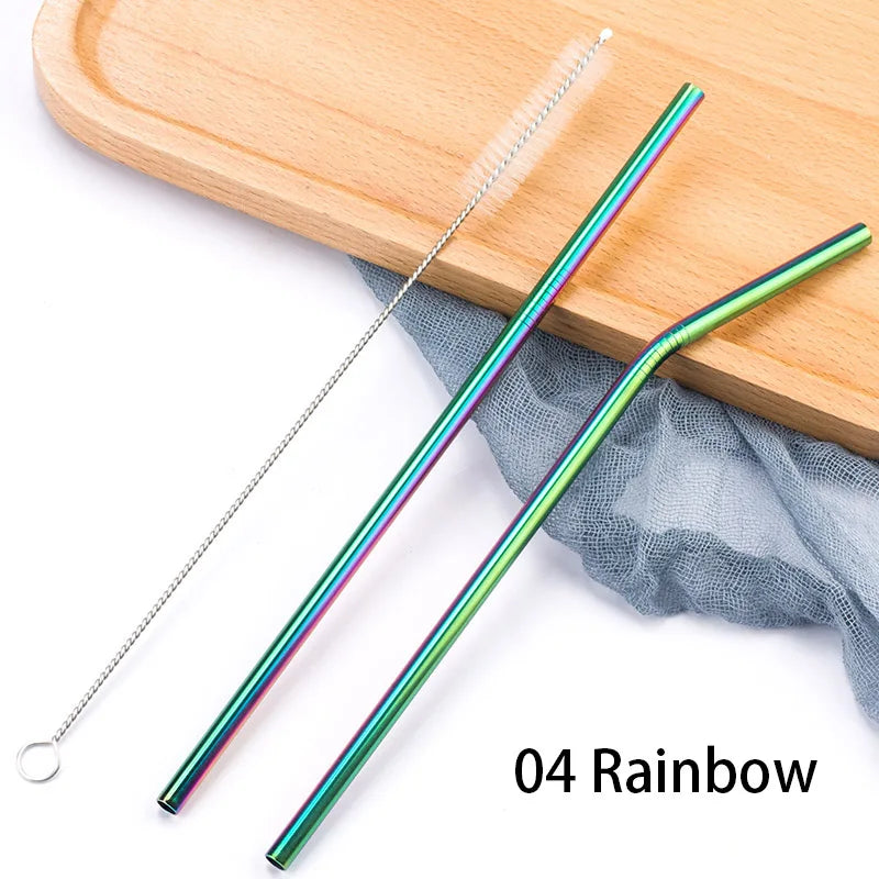 EcoSip Stainless Steel Straws Set