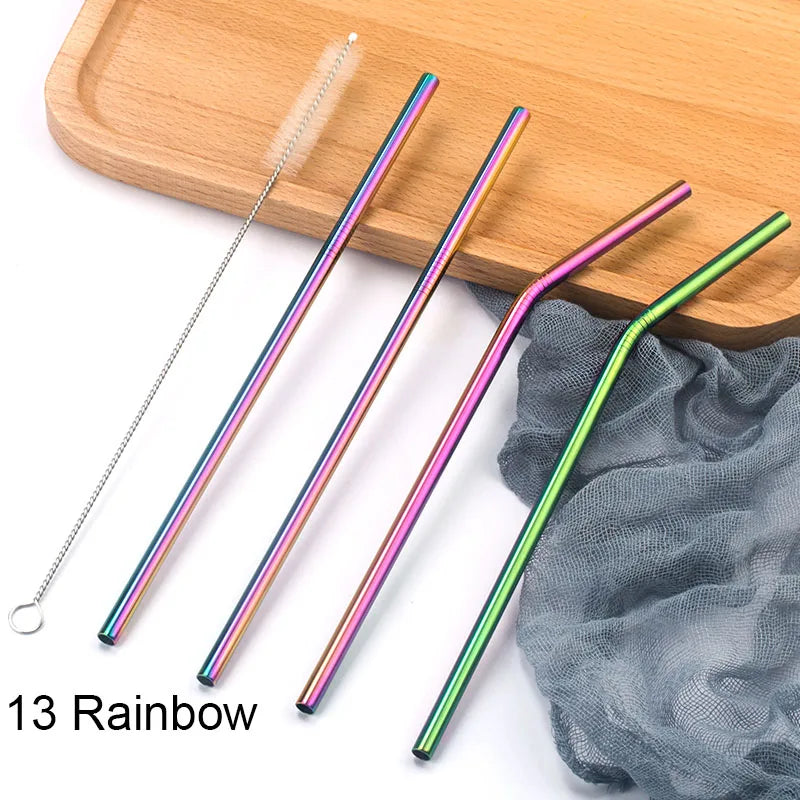 EcoSip Stainless Steel Straws Set