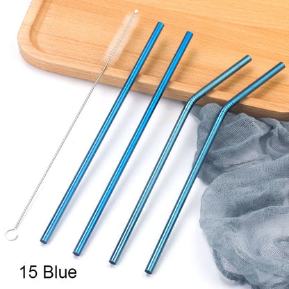 EcoSip Stainless Steel Straws Set
