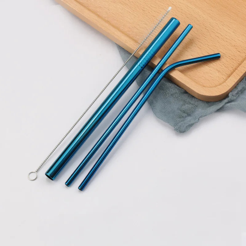EcoSip Stainless Steel Straws Set