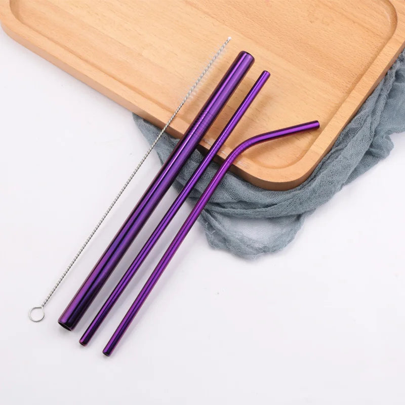 EcoSip Stainless Steel Straws Set