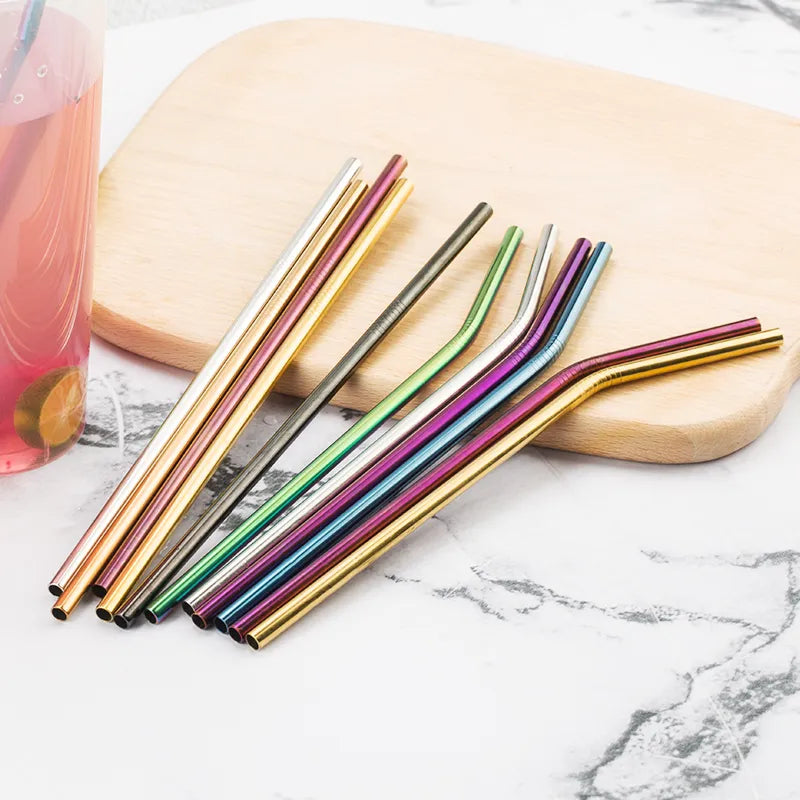 EcoSip Stainless Steel Straws Set
