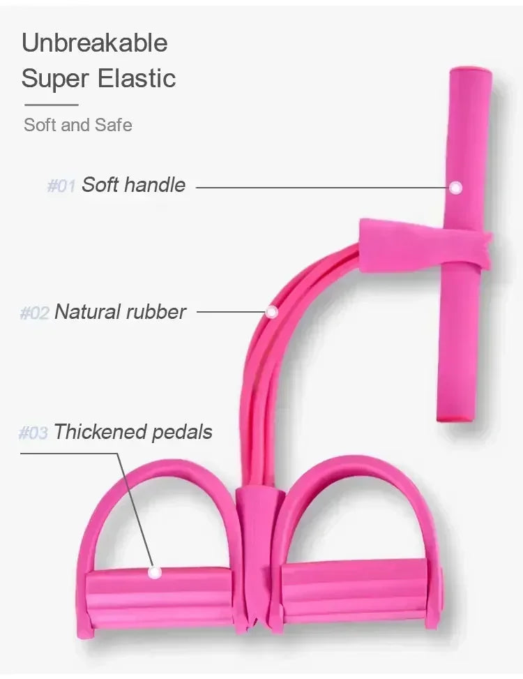 Exercises Tube Elastic Pedal Puller
