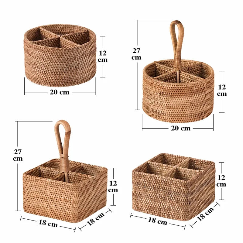 Minimalist Ratan Storage Basket