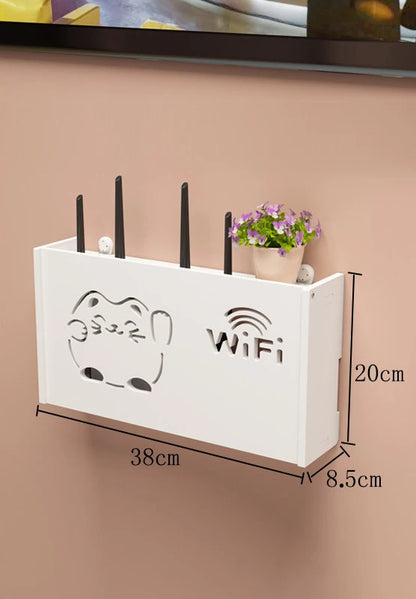 Storage Box Hanging WiFi Wall Decoration
