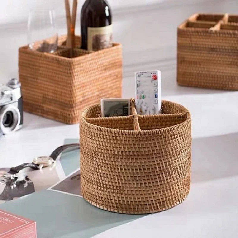 Minimalist Ratan Storage Basket