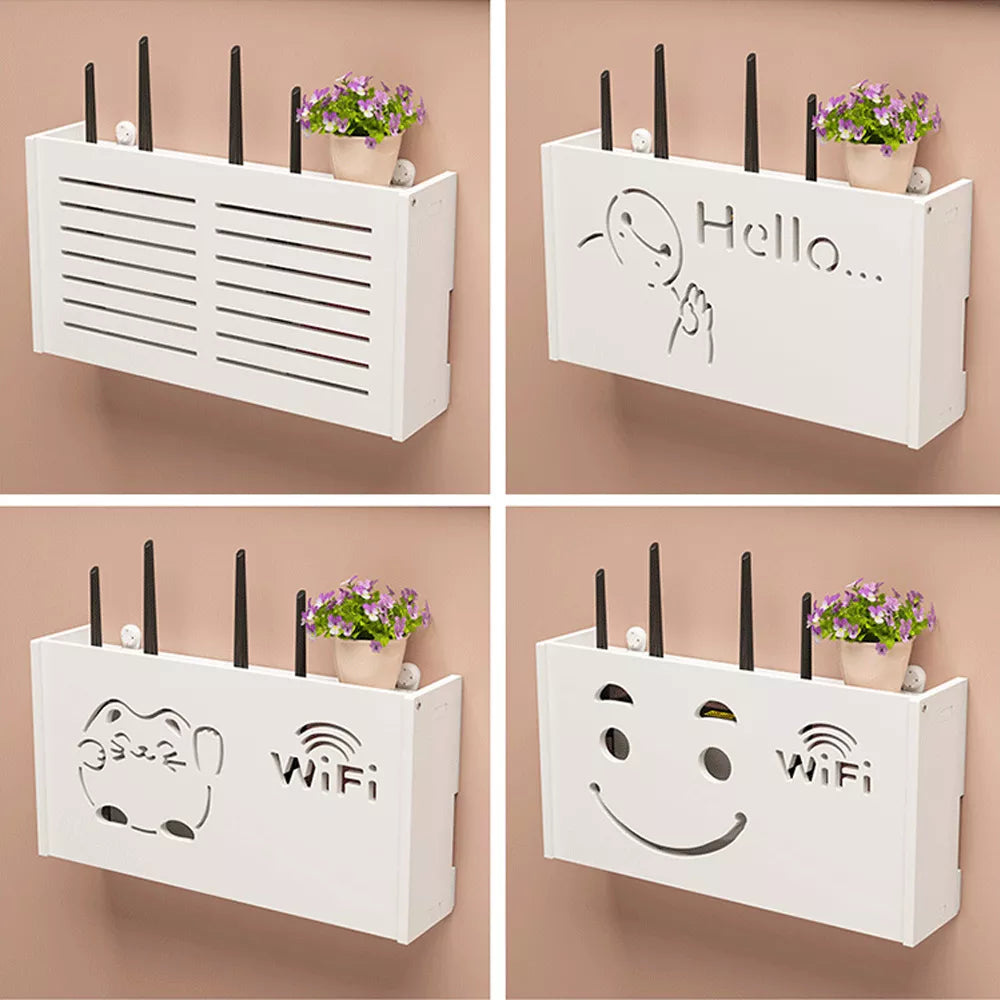Storage Box Hanging WiFi Wall Decoration