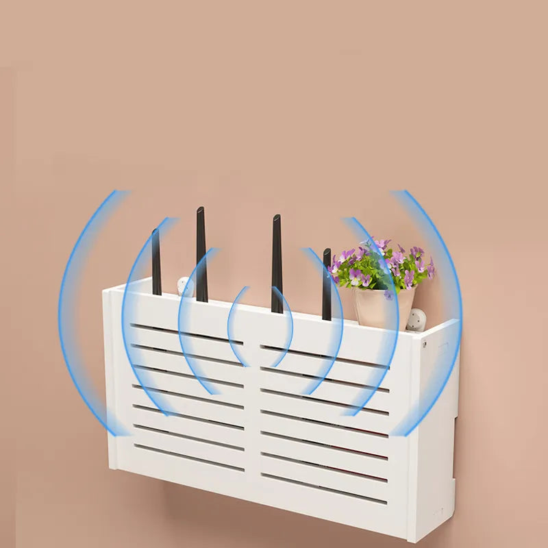Storage Box Hanging WiFi Wall Decoration