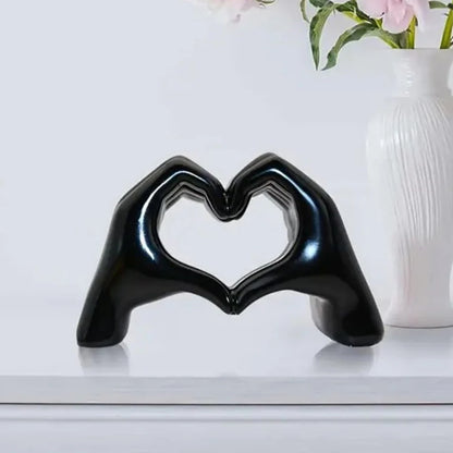 Resin Love Gesture Statues Sculptures