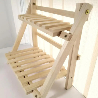 Double Layer Wooden Organizer