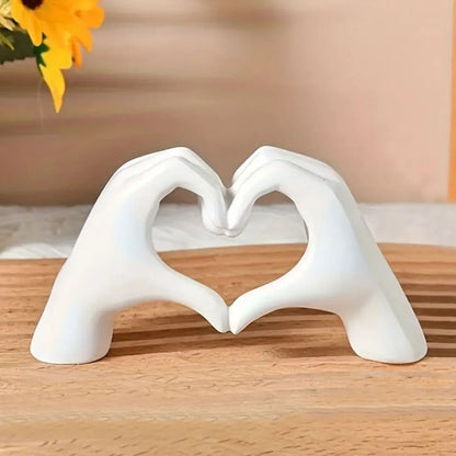 Resin Love Gesture Statues Sculptures
