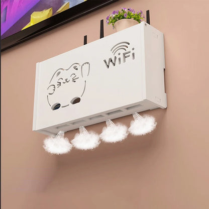 Storage Box Hanging WiFi Wall Decoration