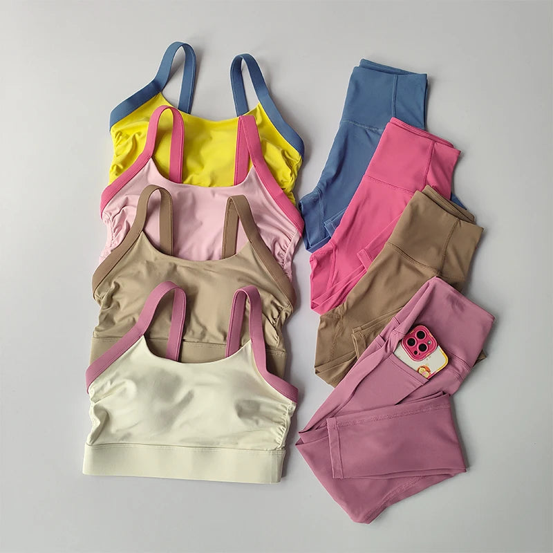 Yoga Set High Waist and Hip Lifting Leggings