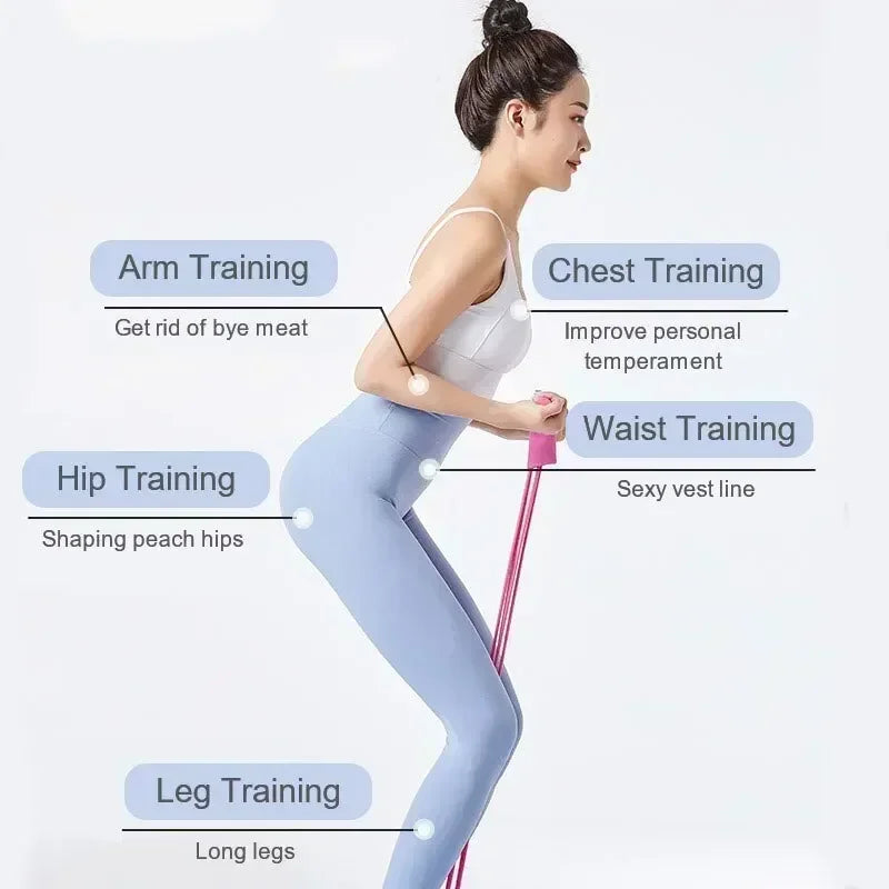 Exercises Tube Elastic Pedal Puller