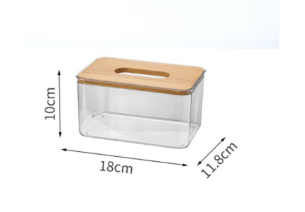 Minimalist Wooden Tissue Box